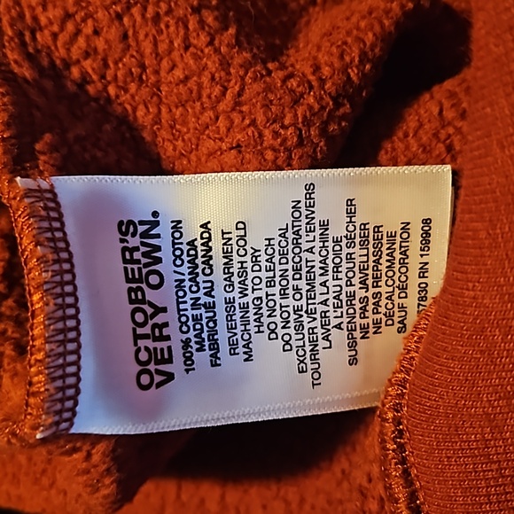 Octobers Very Own (OVO) Classic 1/4 Zip Mockneck Sweatshirt - Picture 7 of 7